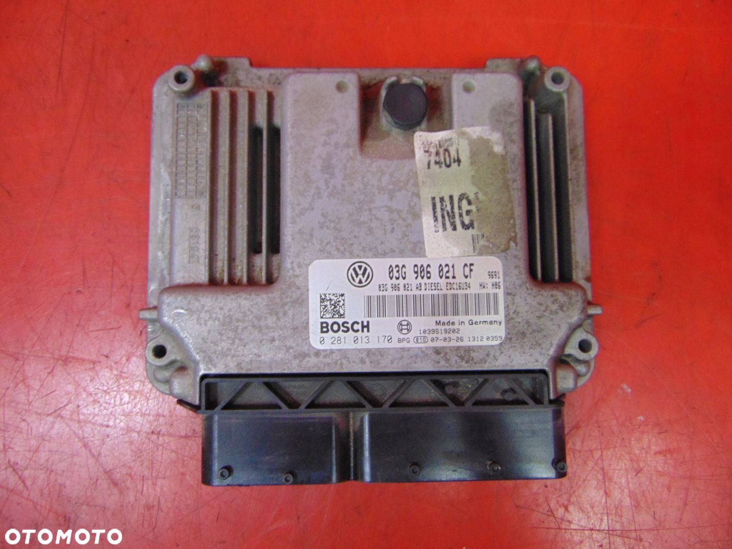 VW EOS 2.0 TDI SEAT SKODA AUDI STEROWNIK KOMPUTER - 1