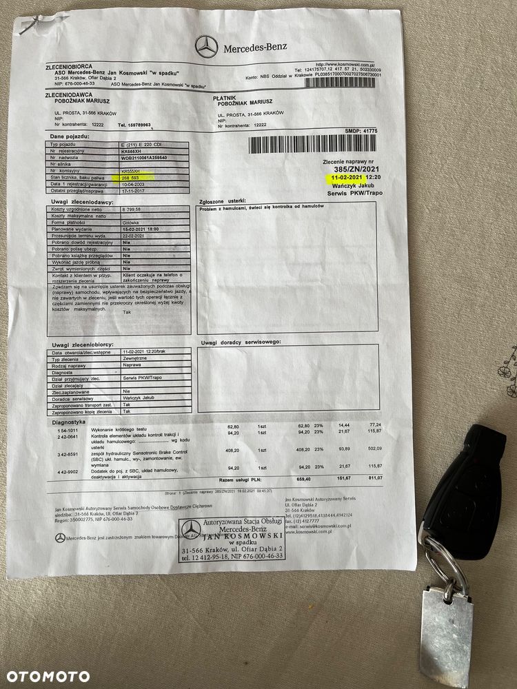 Mercedes-Benz Klasa E 220 CDI Automatik Classic - 27