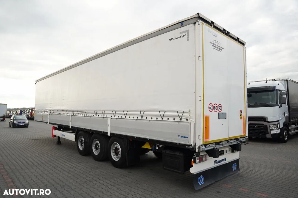 Schmitz Cargobull / SEMIREMORCĂ CU OBOARE ȘI PRELATĂ / STANDARD / AXĂ RIDICABILĂ / AXE SAF / - 3