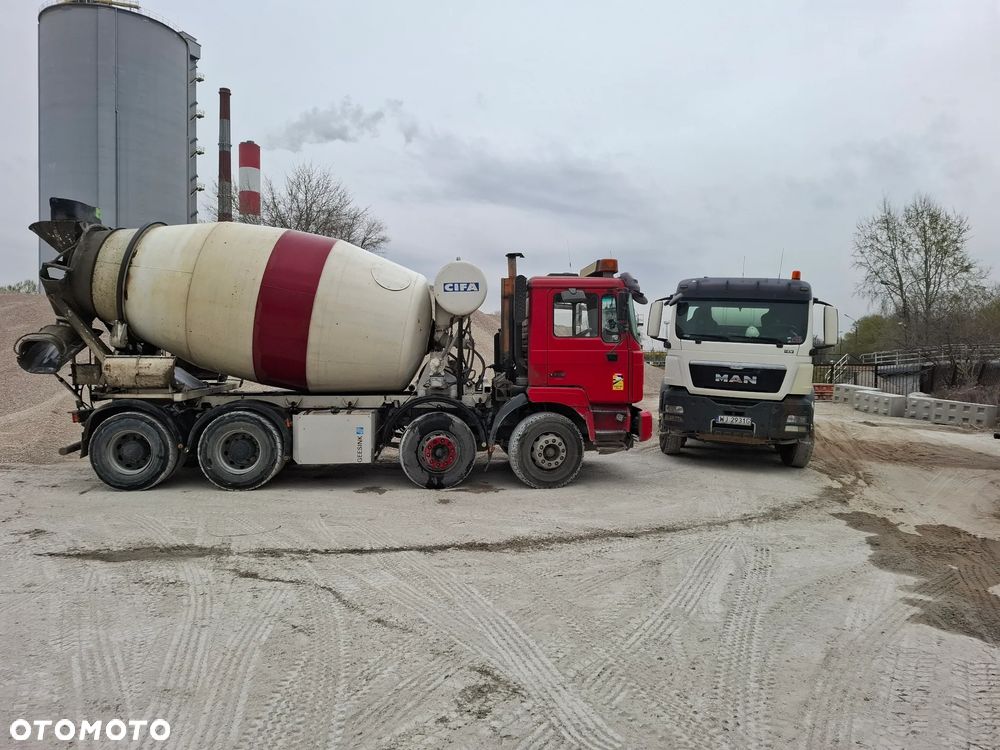 MAN F2000 41.414 Betonomieszarka Kiper 8x4 - 12