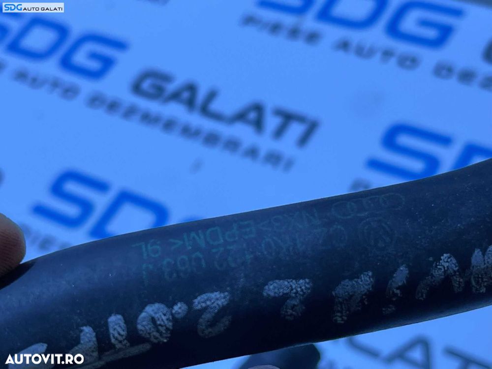 Tub Tubulatura Conducta cu Senzor Presiune Aer Volkswagen Passat B6 2.0 TSI CCTA CCTB CAWB 2005 - 2010 Cod 1K0122063J - 4