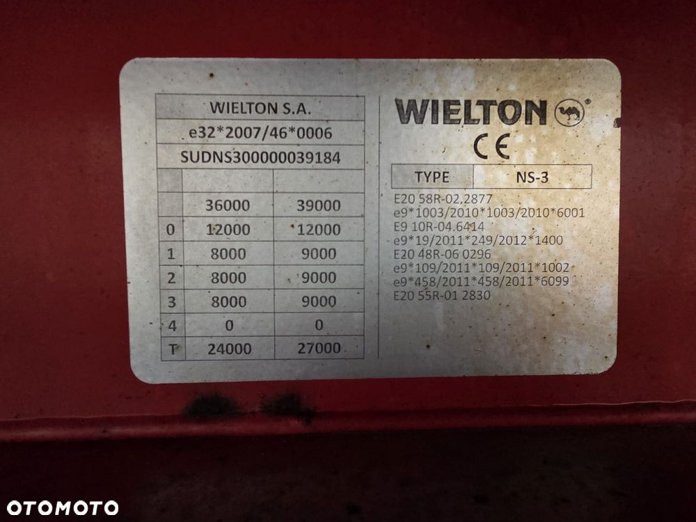 Wielton NS-3 MEGA / PODNOSZONY DACH / COILMULDA !!! - 13