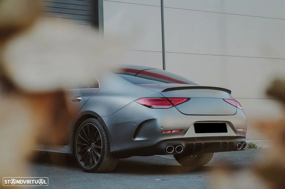 Difusor com Ponteiras Mercedes CLS C257 (2018 em diante) Look 53 AMG - 14