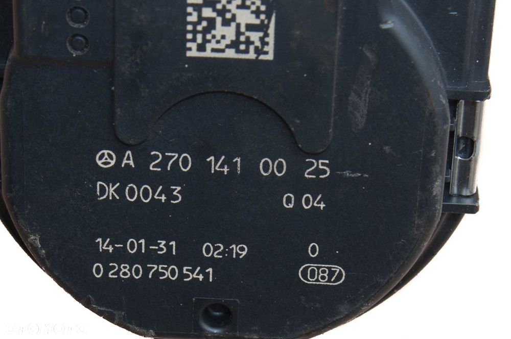 PRZEPUSTNICA POWIETRZA MERCEDES 1.6 2.0 A2701410025 0280750541 OE NOWA - 2