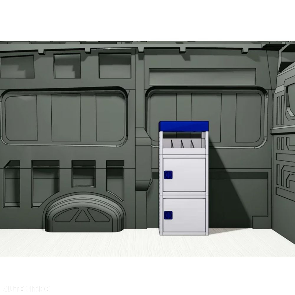 Mobilier autoutilitare - Sistem modular de 0,5m PROVAN 050-006 - 5