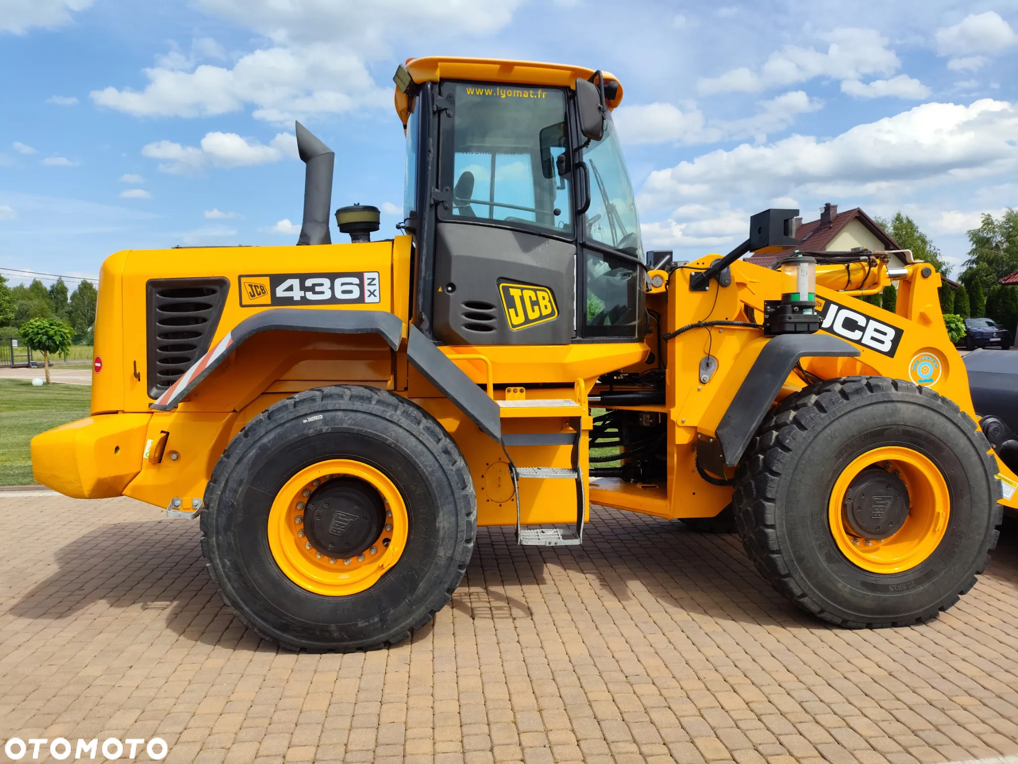 JCB 436Z/ ŁADOWARKA KOŁOWA / BEZ VAT /NOWE OPONY / WYSOKI WYSYP / SPROWADZONA  / - 2