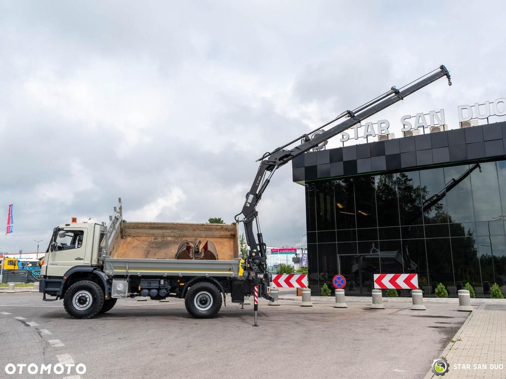 Mercedes-Benz AXOR 1833 4x4 HIAB 166 HDS Żuraw Wywrotka Chwytak - 6
