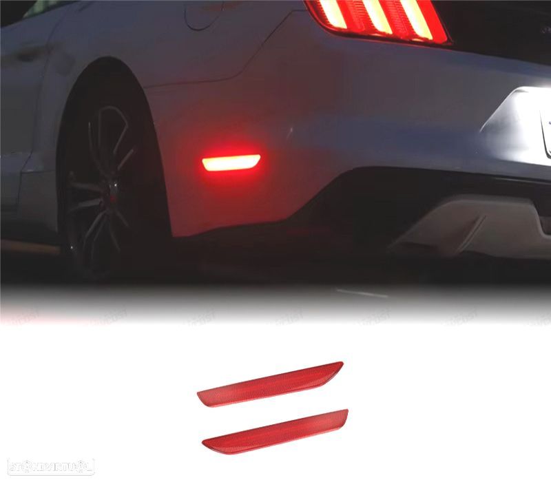 LUZES LATERAIS LED PARA-CHOQUES TRASEIRO FORD MUSTANG 15-17 - 2