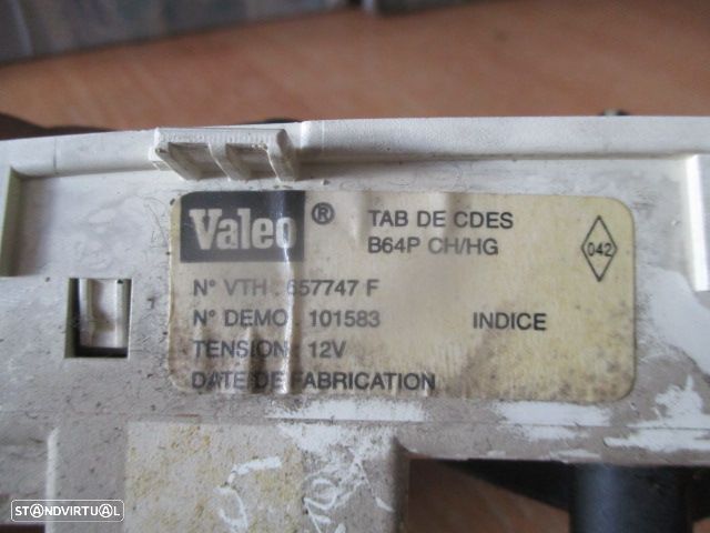 Comando Sofagem 657747F RENAULT MEGANE 2 1998 VALEO - 4