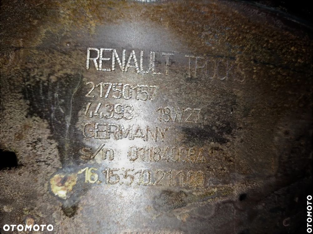 Wkład filtr DPF Renualt GAMA D DTI 5 EURO 6 - 2