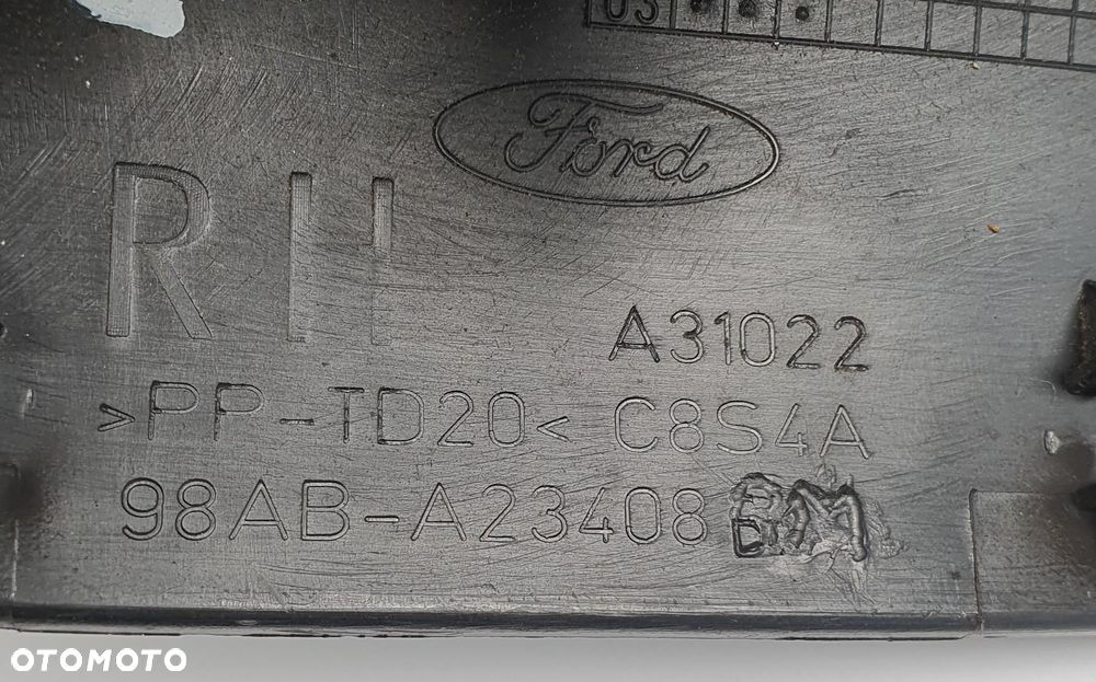 OSŁONA TRÓJKĄT LUSTERKA PRAWY PRZÓD FORD FOCUS MK1 98AB-A23408 - 4
