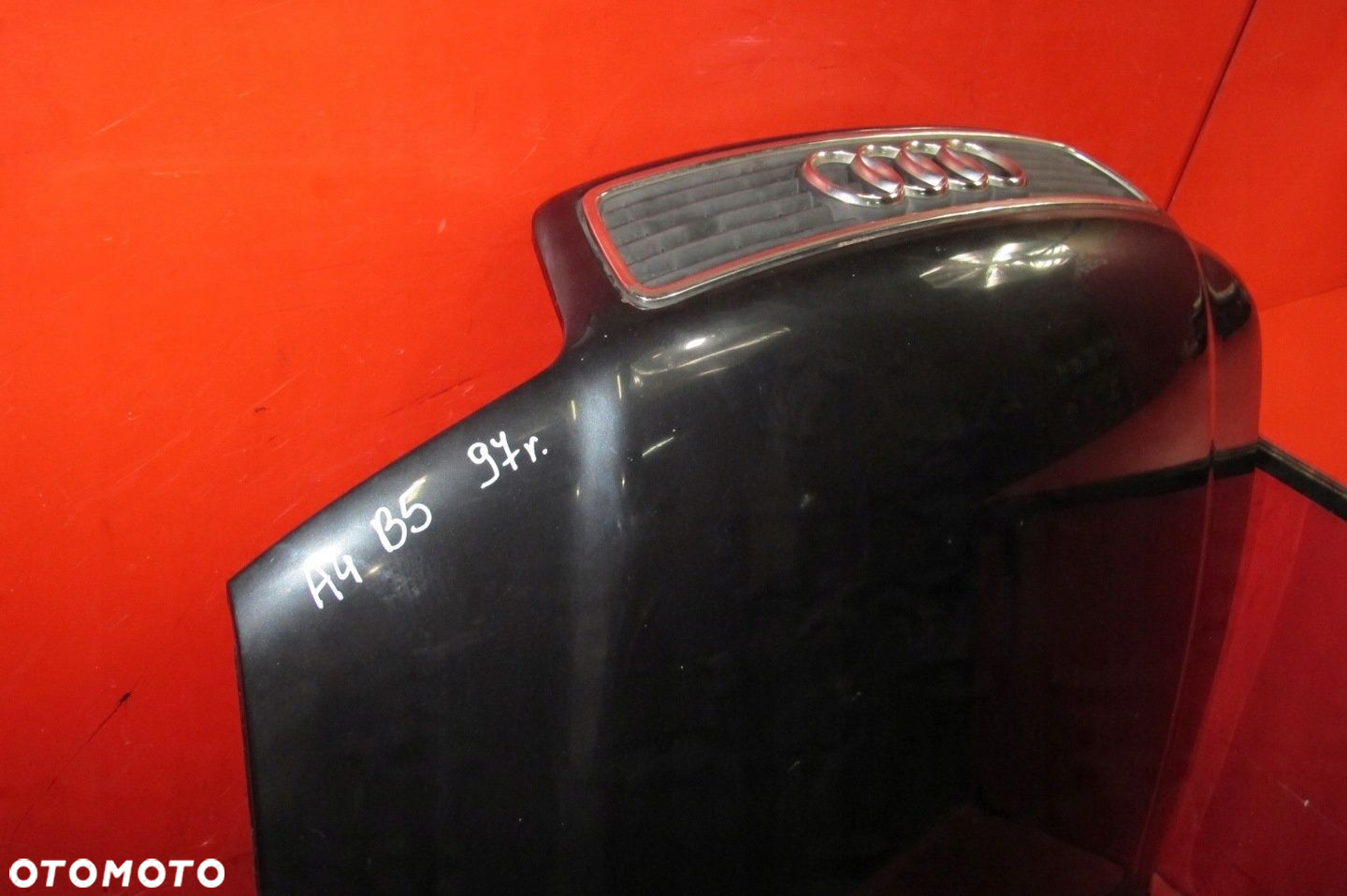 AUDI A4 B5 8D 8D2 8D5 1994-1998 MASKA POKRYWA SILNIKA GRILL PRZÓD - 2