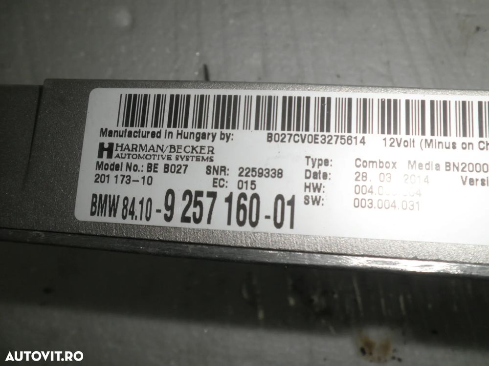 Modul bluetooth Mini Cooper 2014 9257151 925715101 9257151-01 - 3