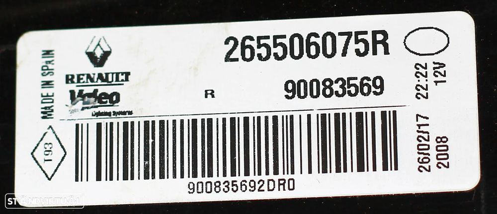 FAROLIM DIREITO RENAULT MÉGANE IV - 4