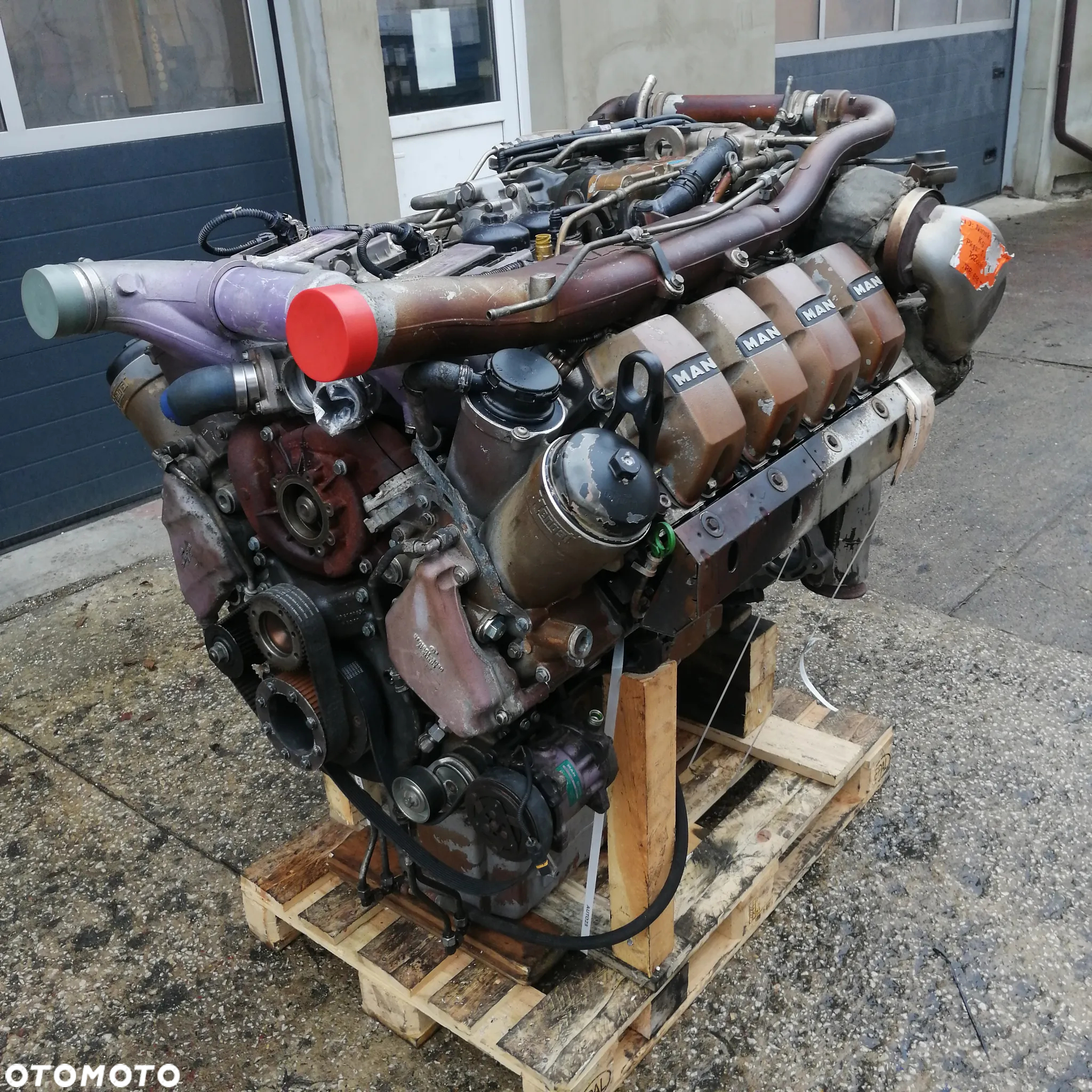 Naprawa Silnik MAN TGX 680 D2868 V8 Euro 5 MAN TGA 680 - 2