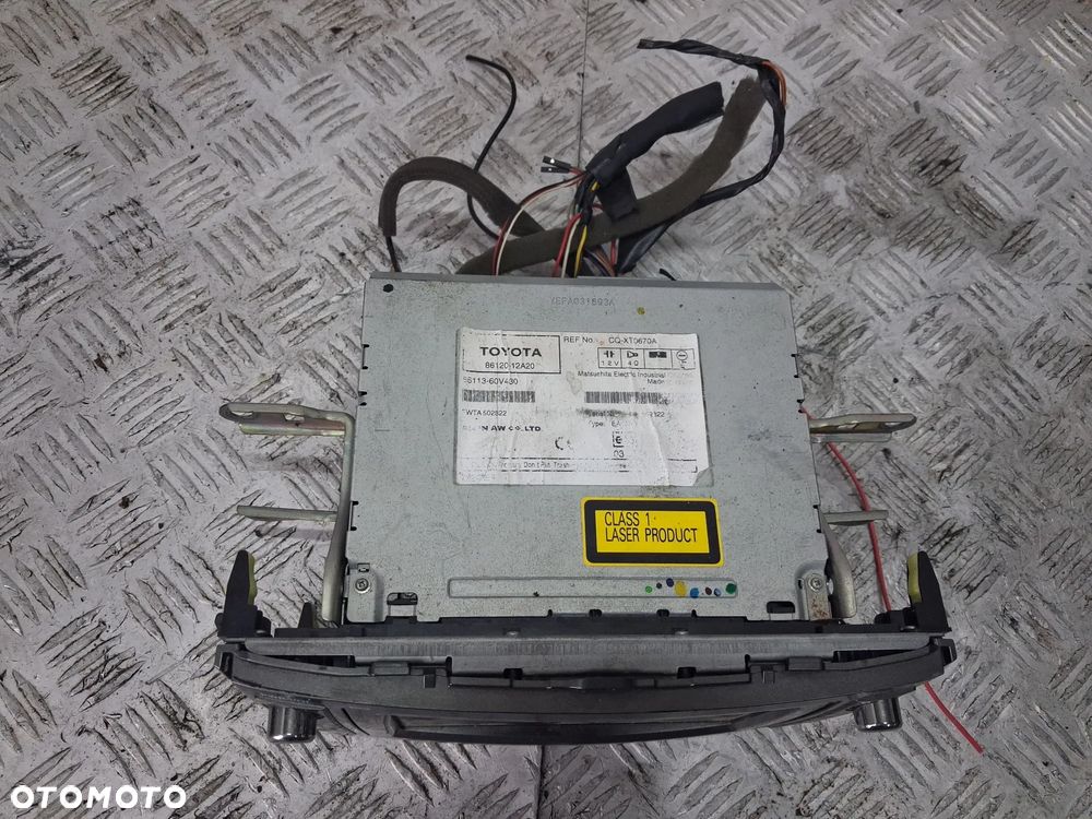 RADIO NAWIGACJA TOYOTA AURIS I 86120-12A20 - 2