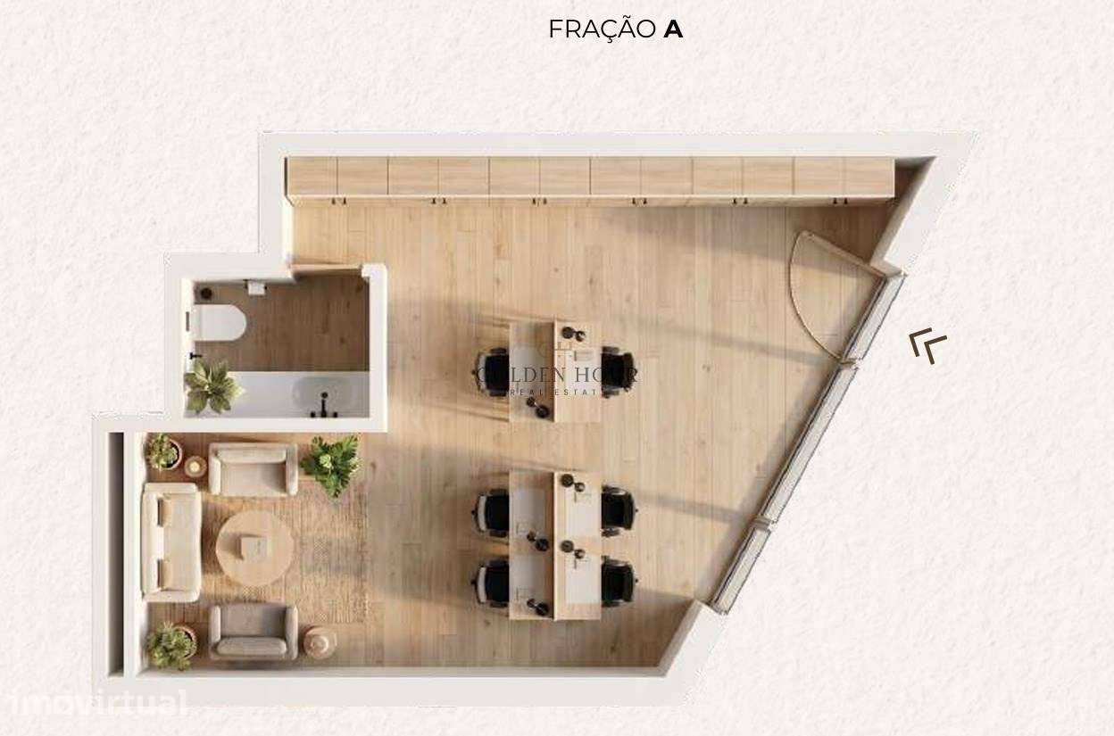 Loja Comercial em Canelas | Empreendimento Delfim - Grande imagem: 3/4