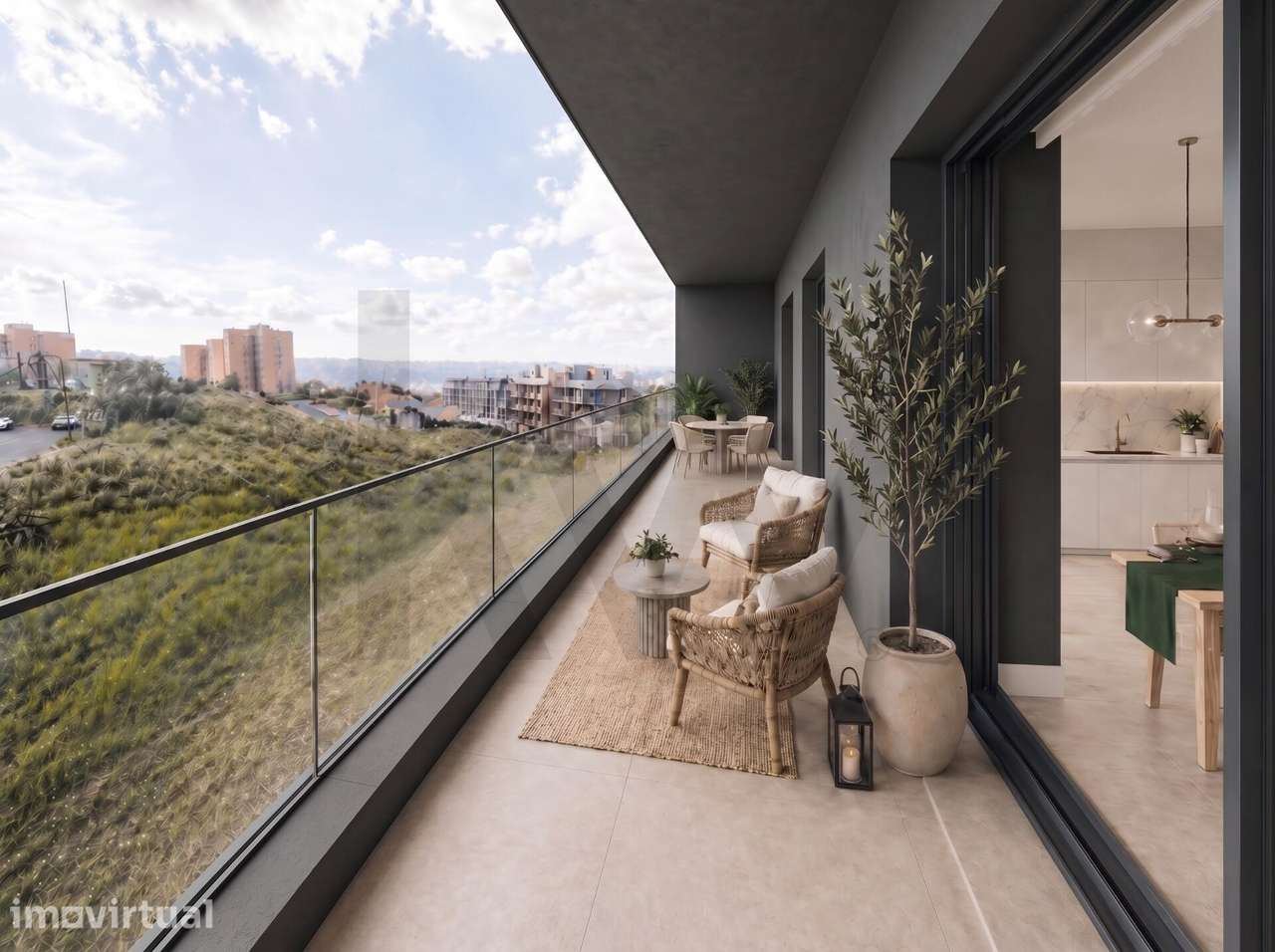 Loures | T3 com varanda e box, em construção, no empreendimento Parade - Grande imagem: 2/15