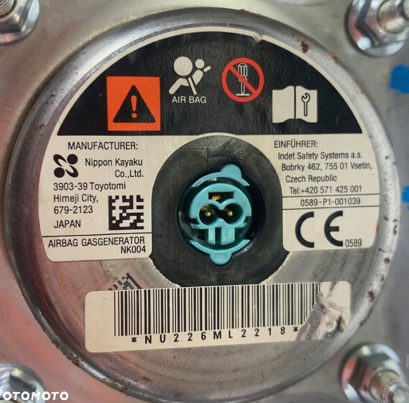P4 TOYOTA RAV4 RAV-4 V 5 20 - PODUSZKA POWIETRZNA AIRBAG 2806-P1-004245 - 5