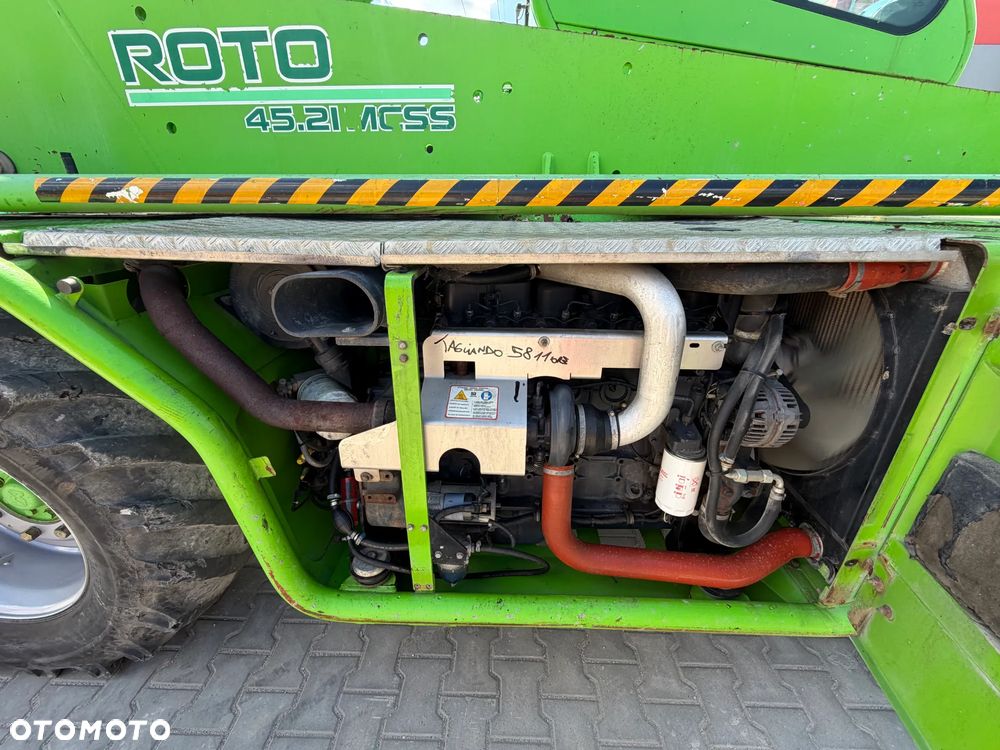 Merlo Roto 45.21 + kosz  Ładowarka teleskopowa obrotowa - 15