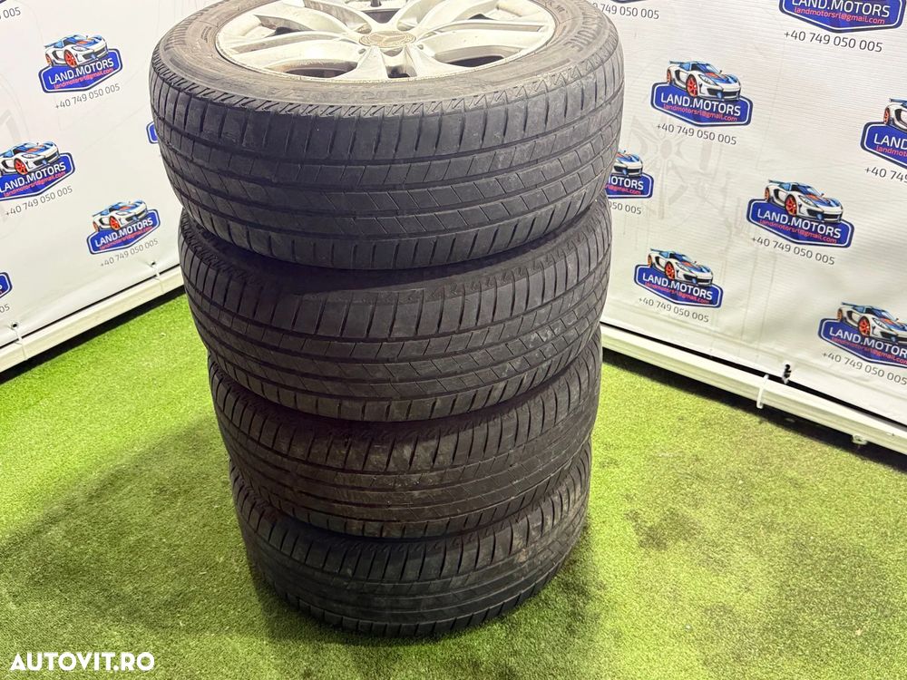 JANTE MERCEDES BENZ R16 / 5x112 / C-Class (W204) / 205/55 R16 91V / 7JX16H2 / ET 43 / + CAUCIUCURI (X4) - 5