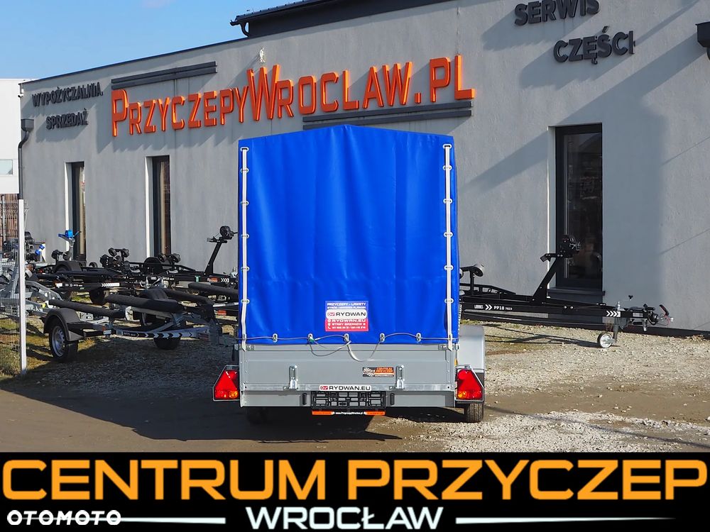 Rydwan EURO C750 / 2 OSIE / BAGAŻOWA / TOWAROWA / Z PLANDEKĄ / BEZ PLANDEKI / DMC: 750 KG - 5
