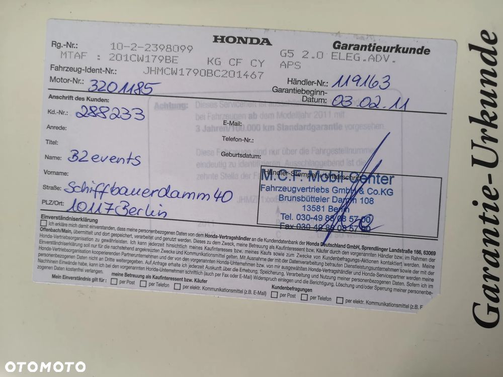 Honda Accord 2.0 Elegance - 8