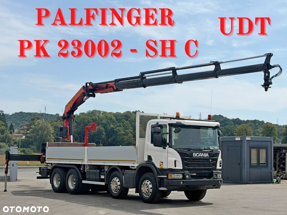Scania P 450 * SKRZYNIA 6,90 m + PK 23002 - SH C + PILOT * 8x4 *STAN BDB - 1