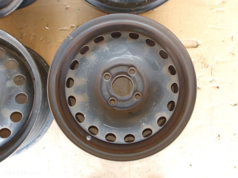 FELGI STALOWE 5X14 4X100 ET35 POLO LUPO UP MI 1S0601027 - 4