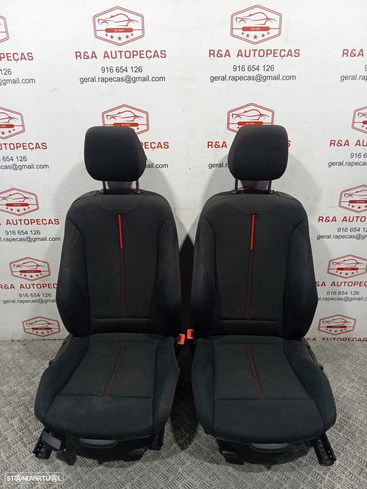 Conjunto de Bancos BMW Série 1 F21 F22 em Tecido Original - 9