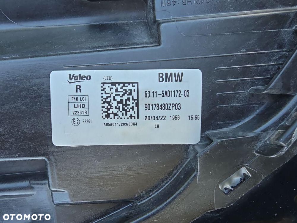 BMW X1 F48 LIFT LCI Lampy przód Full Led 6311-5A01171-02 6311-5A01172-03 - 16