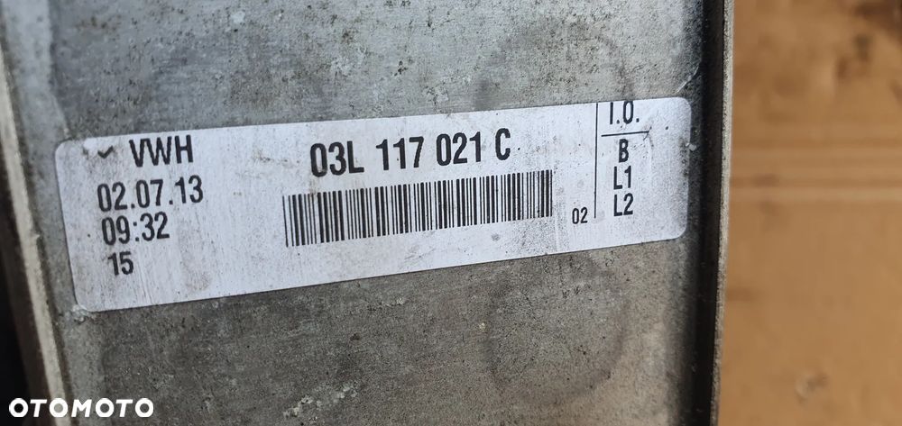 Podstawa filtra oleju chłodniczka VW Tiguan I Lift 2.0 TDI 03L115389C 03L117021C - 10