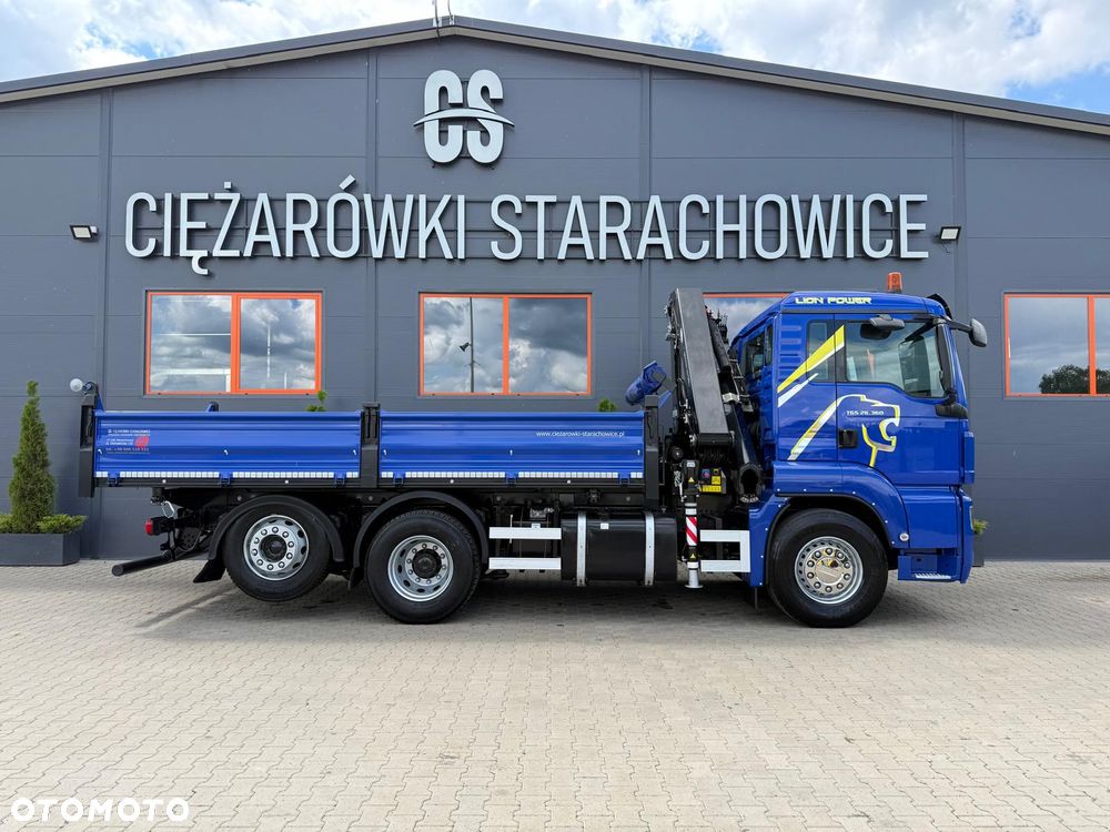 MAN TGM TGS TGX 26.360 // E5 // Klimatyzacja/ 6x2 6x4 // WYWROTKA 3-S // HMF 1420 K2 // kipper, krane, crane, żuraw, dźwig, wywrot - 27
