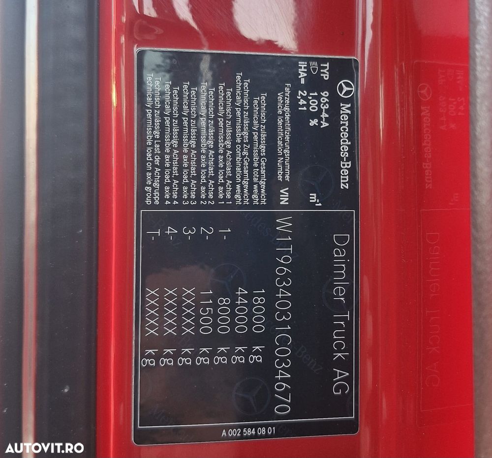 Mercedes-Benz ACTROS 1853 / RETARDER/ GIGA SPACE / EURO 6 - 40