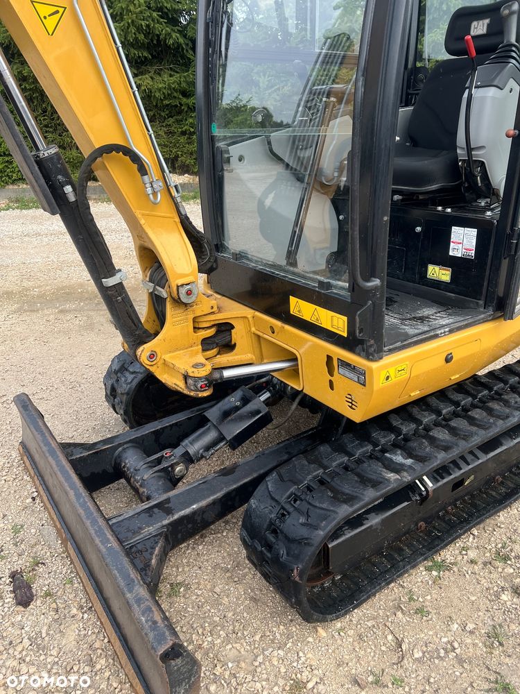 Caterpillar MINIKOPARKA CAT 302,7 gąsienicowa 2x łyżka Grabie WIERTNICA widły 303,5 Catepillar 305 koparka 3 5 tony sprowadzona 1 właściciel po serwisie BOBCAT SANNY YANMAR JCB KUBOTA mini koparka - 22