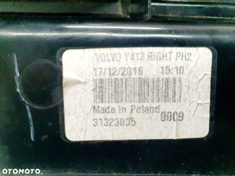 VOLVO XC60 I 2009 -2018 LAMPA TYŁ PRAWA LIFT ORYGINAŁ EU 31323035 - 5