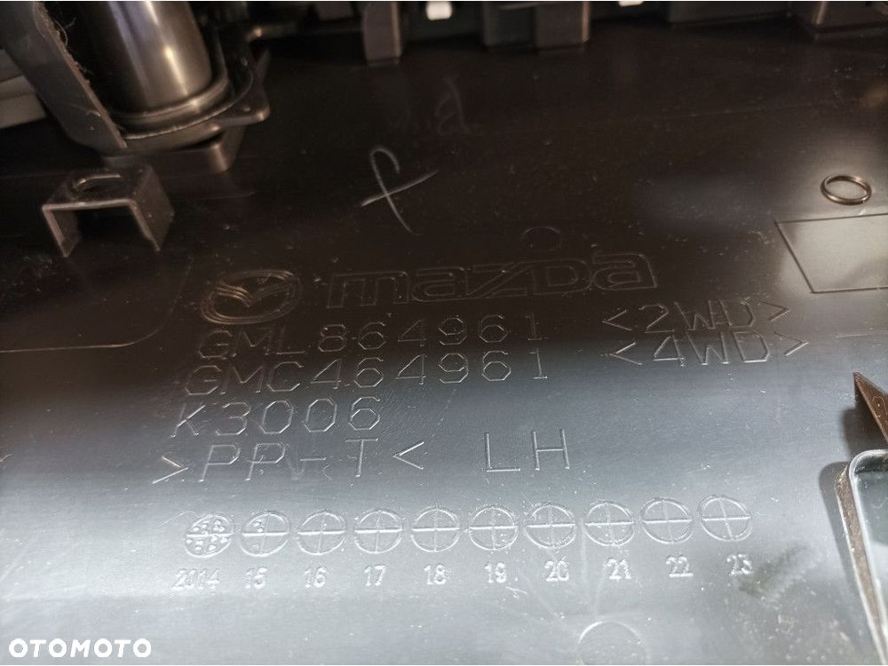 MAZDA 6 III GJ LIFT TUNEL ŚRODKOWY PODŁOKIETNIK SKÓRA EU GML864961 - 14