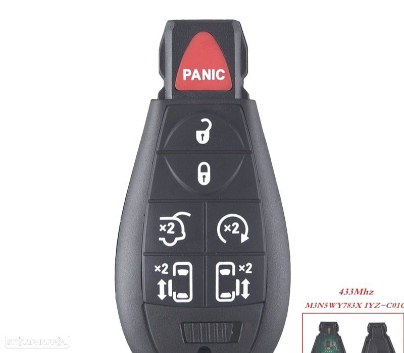 CHAVES COMPLETA PARA DODGE CHRYSLER JEEP VARIOS MODELOS - 1