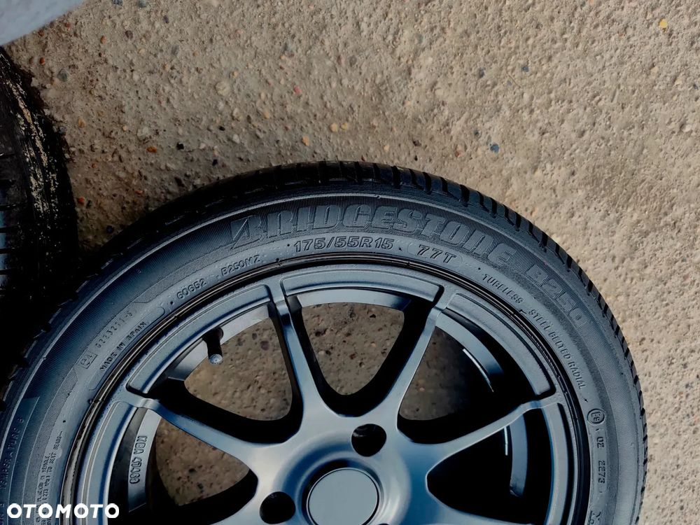 3x112 Felgi Alumniowe Alufelgi 15 Koła Letnie Lato SMART Fortwo I W450 1 II W451 2 Legnica ALU-RAD 5,5mm Czarne 155/60 175/55 - 14