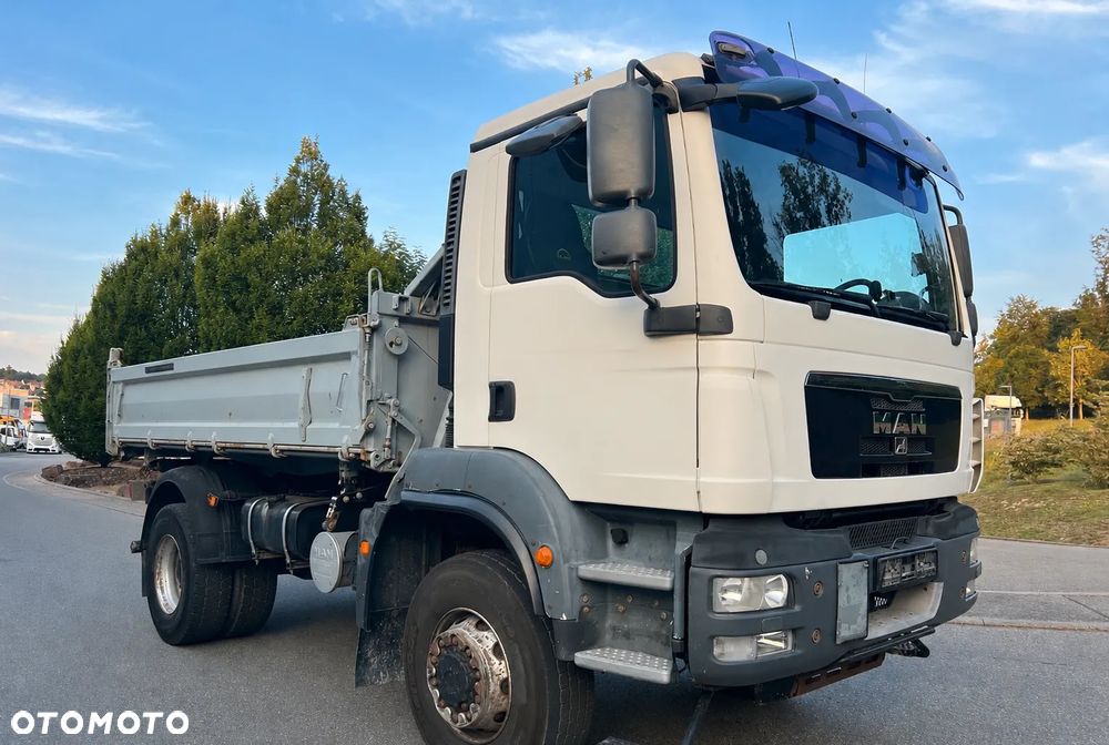 MAN TGM 18.290 4x4 Wywrotka Trójstronna | Automat | Klimatyzacja | Meiller | Euro 5 - 1