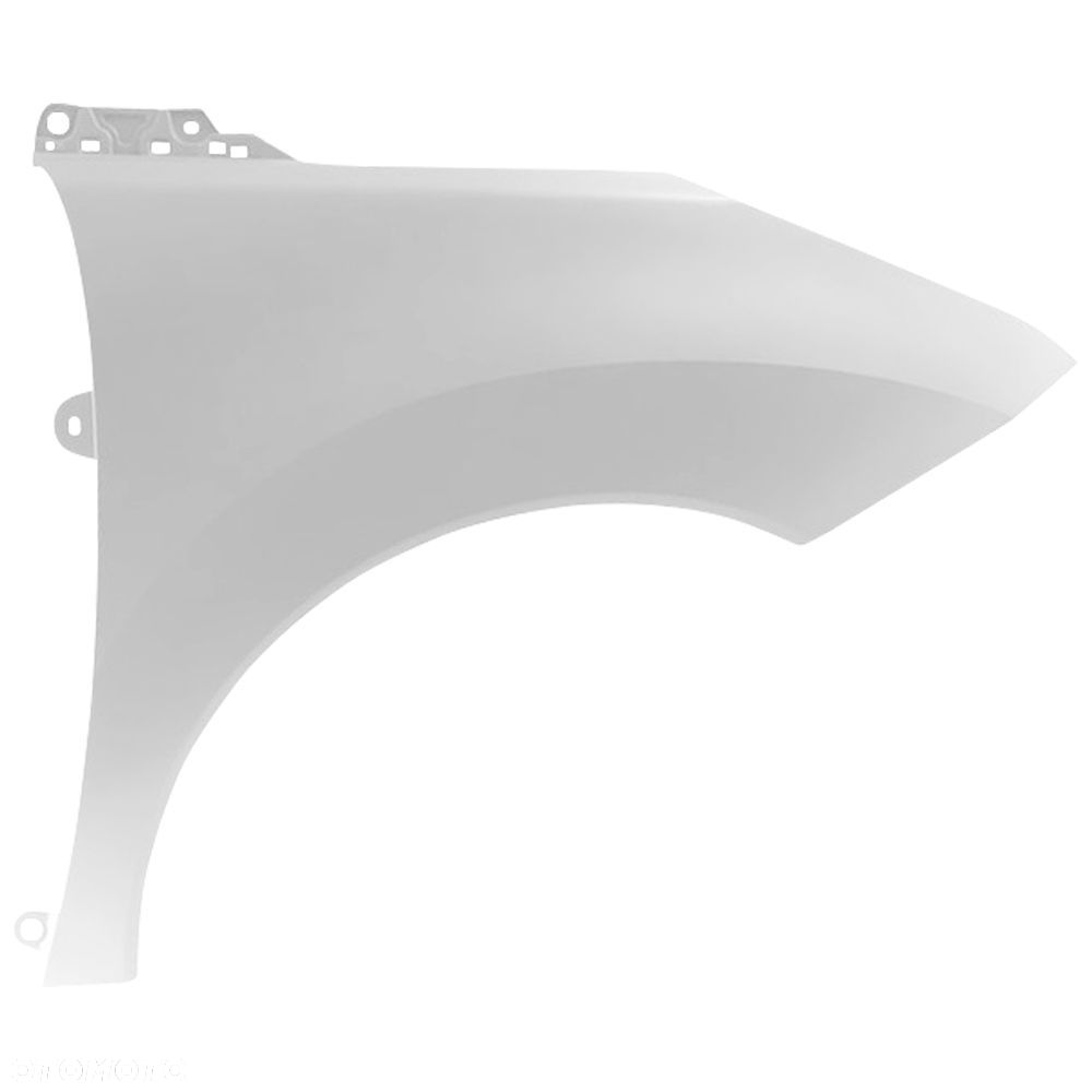 BLU Błotnik PEUGEOT 3008 I EZR prawy srebrny 2009-2016 przód ArcticSteel - 2