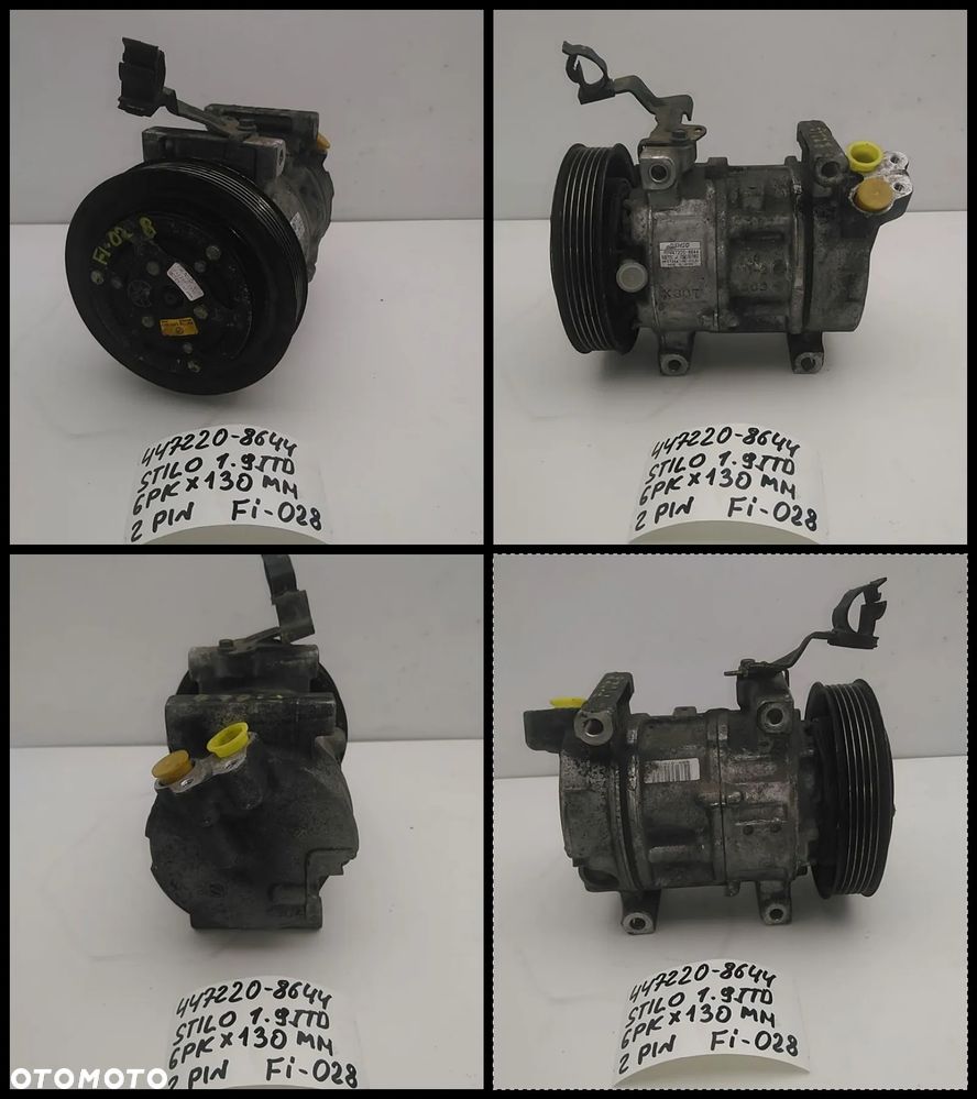 FIAT LANCIA ALFA ROMEO IVECO JEEP FI001-FI064 SPRĘŻARKA KOMPRESOR KLIMATYZACJI AUKCJA (1) - 11