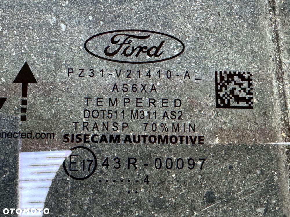 Szyba drzwi prawych Ford Transit Custom MK2 - 2