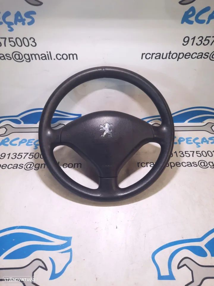 VOLANTE GUIADOR COMPLETO ORIGINAL PEUGEOT 307 AIRBAG 96345022 4109AR 96345028ZR - 8