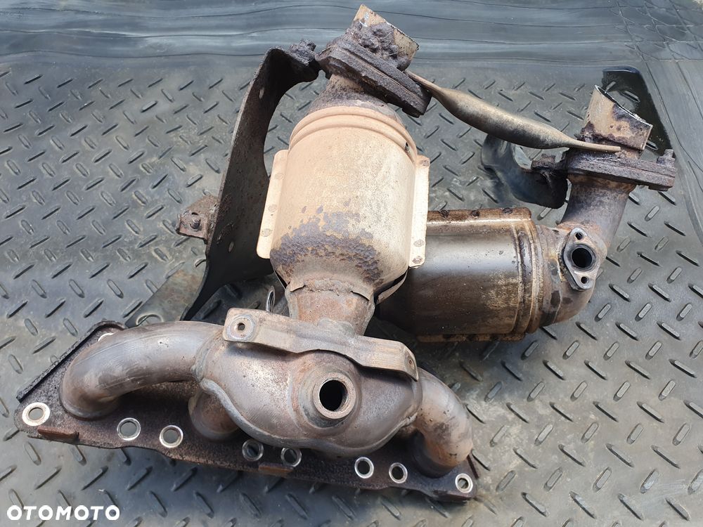 VW AUDI SEAT SKODA 2.0FSI 150KM KOLEKTOR WYDECHOWY KATALIZATORY ORYGINAŁ PASSAT B6 06F253031AC - 2
