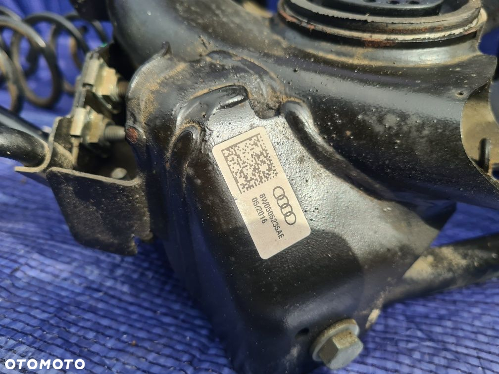 KOMPLETNE zawieszenie tylne wózek AUDI A4 B9 8W sanki oś tylna OEM - 7