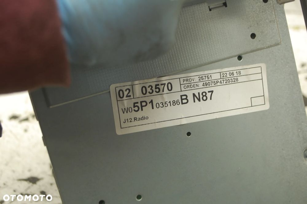 RADIO FABRYCZNE CD 5P1035186B SEAT ALTEA XL TOLEDO III - 17
