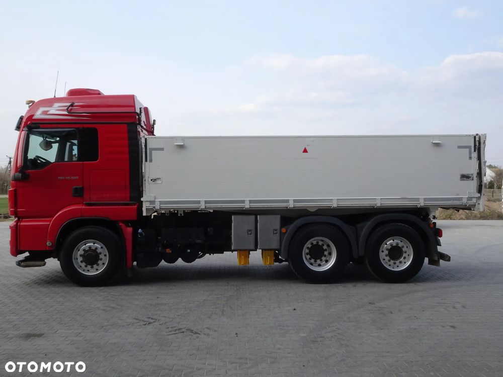 MAN TGS 28.500 Kempf 3-stronny do Zboża Idealny Stan Hydrodrive 6x4 Oś Skrętna - 3