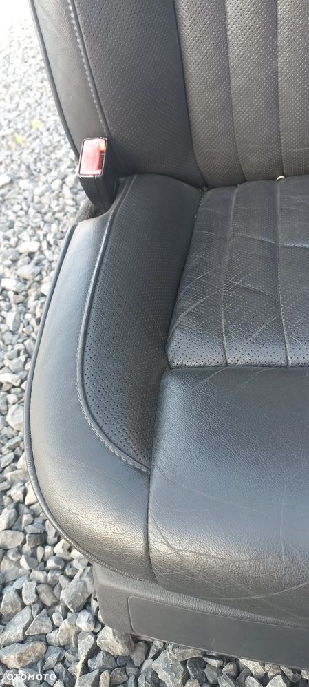 VOLKSWAGEN PHAETON 3D0 FOTEL KIEROWCY LEWY SKÓRA CZARNY - 6