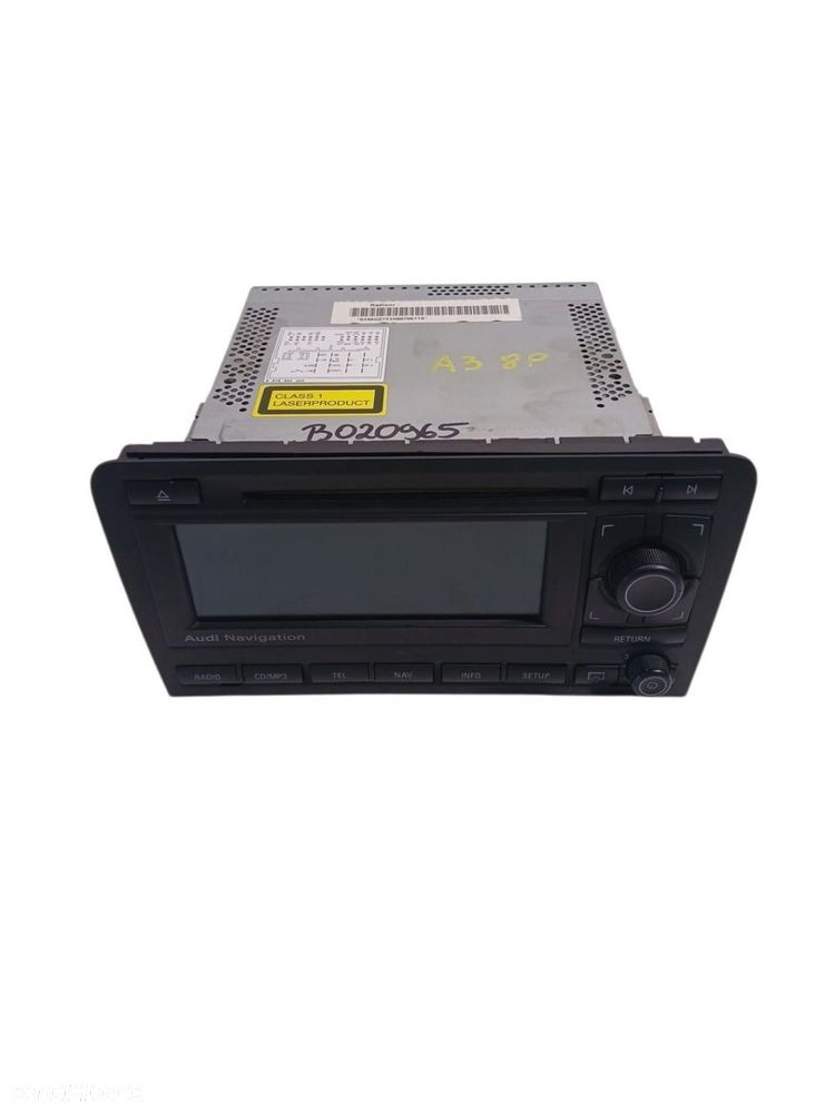 RADIO CD NAWIGACJA AUDI A3 8P 8P0035192N BEZ KODU - 1